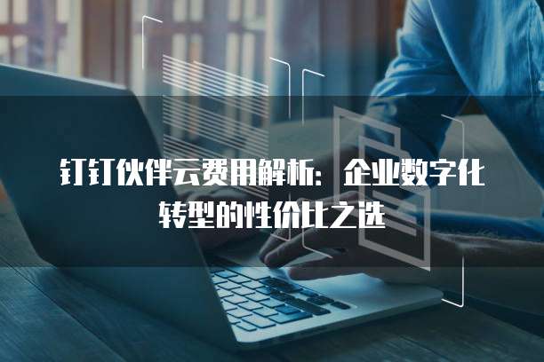 钉钉伙伴云费用解析：企业数字化转型的性价比之选