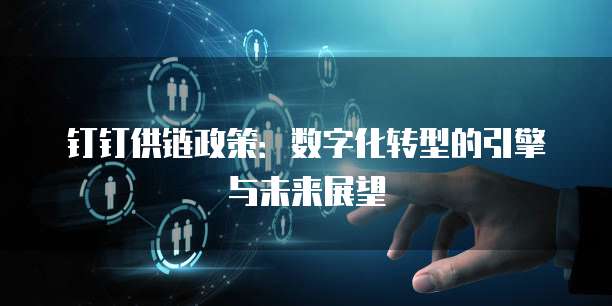 钉钉供链政策：数字化转型的引擎与未来展望