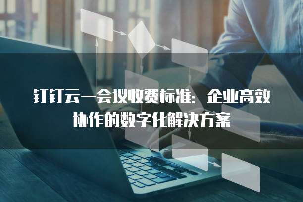钉钉云一会议收费标准：企业高效协作的数字化解决方案