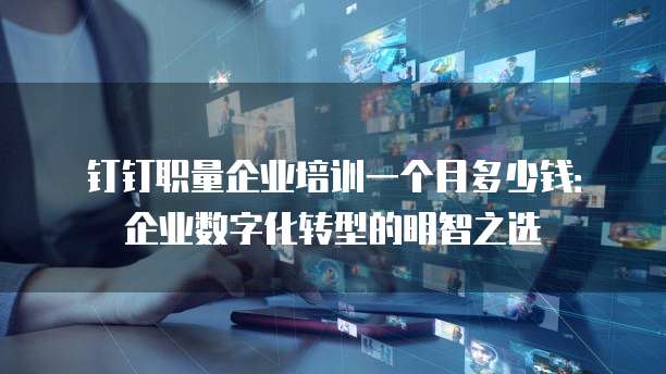 钉钉职量企业培训一个月多少钱:企业数字化转型的明智之选