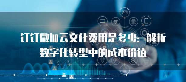 钉钉微加云文化费用是多少:解析数字化转型中的成本价值