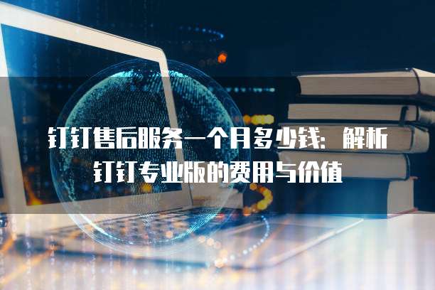 钉钉售后服务一个月多少钱:解析钉钉专业版的费用与价值