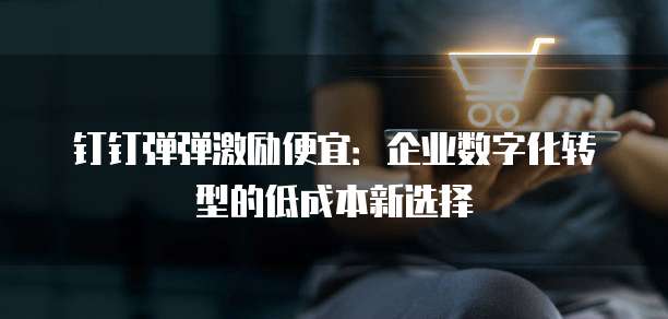 钉钉弹弹激励便宜:企业数字化转型的低成本新选择