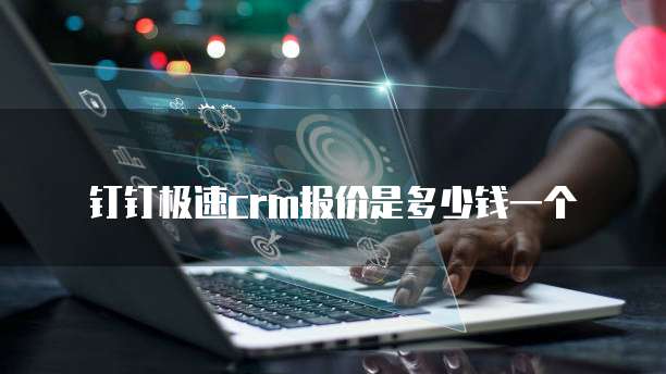 钉钉极速crm报价是多少钱一个