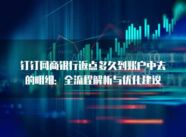 钉钉网商银行返点多久到账户中去的明细：全流程解析与优化建议