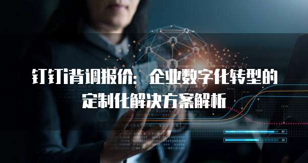 钉钉i背调报价：企业数字化转型的定制化解决方案解析