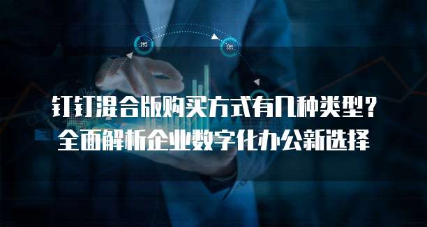 钉钉混合版购买方式有几种类型?全面解析企业数字化办公新选择