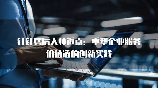 钉钉售后大师返点：重塑企业服务价值链的创新实践