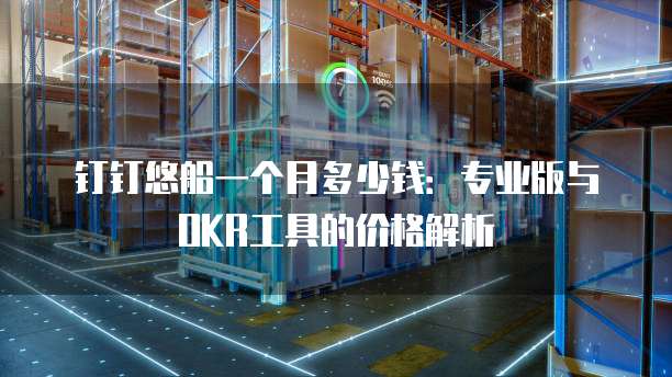 钉钉悠船一个月多少钱：专业版与OKR工具的价格解析