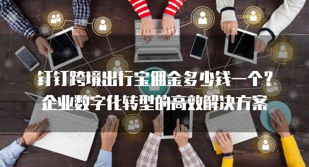 钉钉跨境出行宝佣金多少钱一个?企业数字化转型的高效解决方案
