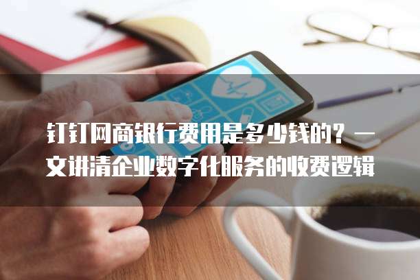 钉钉网商银行费用是多少钱的?一文讲清企业数字化服务的收费逻辑