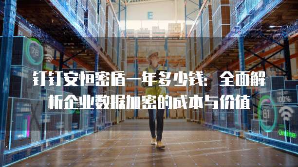 钉钉安恒密盾一年多少钱：全面解析企业数据加密的成本与价值