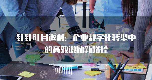钉钉盯目返利:企业数字化转型中的高效激励新路径