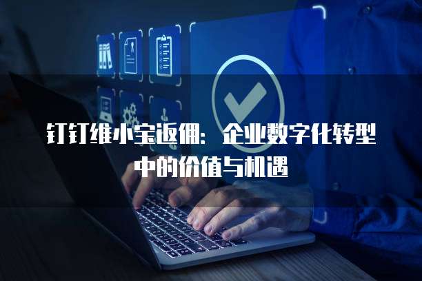 钉钉维小宝返佣：企业数字化转型中的价值与机遇