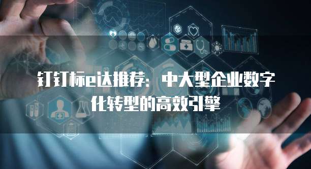 钉钉标e达推荐:中大型企业数字化转型的高效引擎