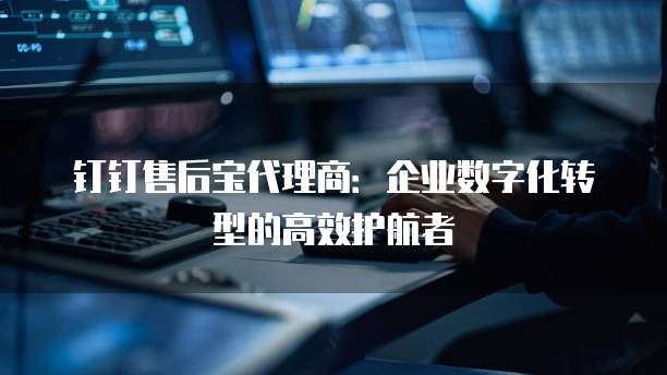 钉钉售后宝代理商：企业数字化转型的高效护航者