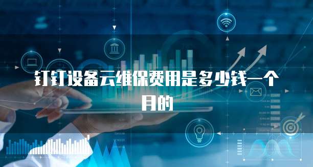 钉钉设备云维保费用是多少钱一个月的