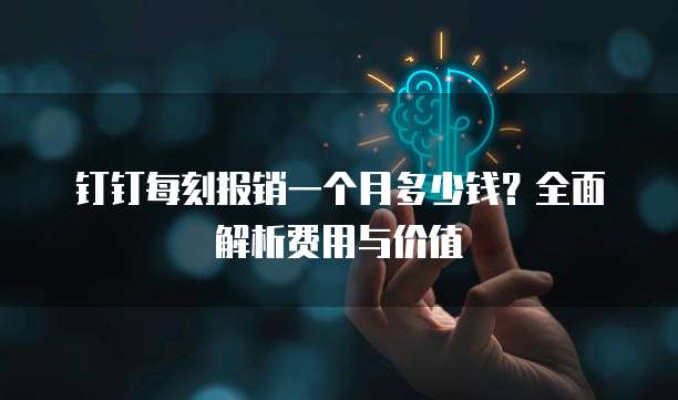 钉钉每刻报销一个月多少钱?全面解析费用与价值