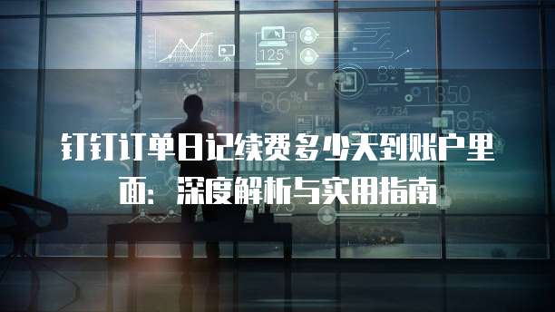 钉钉订单日记续费多少天到账户里面:深度解析与实用指南