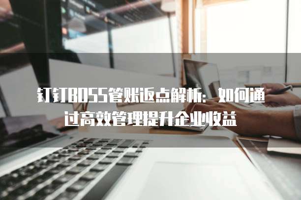 钉钉BOSS管账返点解析：如何通过高效管理提升企业收益