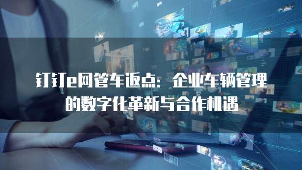 钉钉e网管车返点：企业车辆管理的数字化革新与合作机遇
