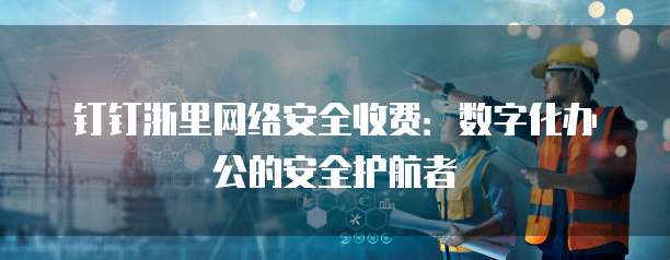 钉钉浙里网络安全收费:数字化办公的安全护航者
