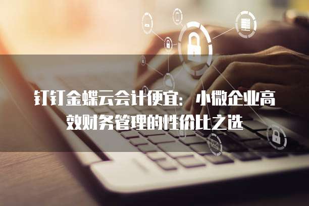 钉钉金蝶云会计便宜:小微企业高效财务管理的性价比之选