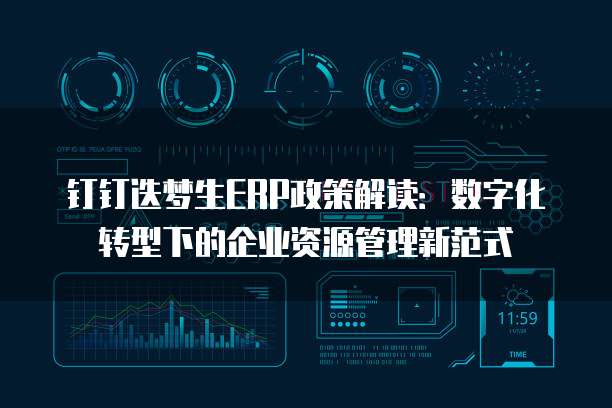 钉钉迭梦生ERP政策解读:数字化转型下的企业资源管理新范式