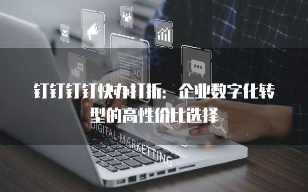 钉钉钉钉快办打折：企业数字化转型的高性价比选择