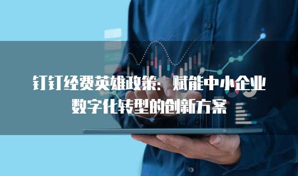 钉钉经费英雄政策：赋能中小企业数字化转型的创新方案