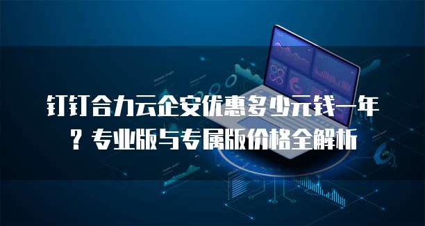 钉钉合力云企安优惠多少元钱一年？专业版与专属版价格全解析