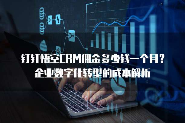 钉钉悟空CRM佣金多少钱一个月?企业数字化转型的成本解析
