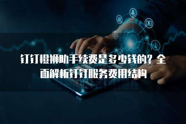 钉钉橙狮助手续费是多少钱的?全面解析钉钉服务费用结构