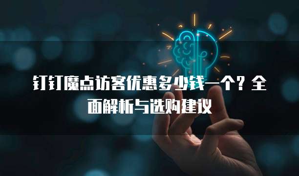 钉钉魔点访客优惠多少钱一个?全面解析与选购建议