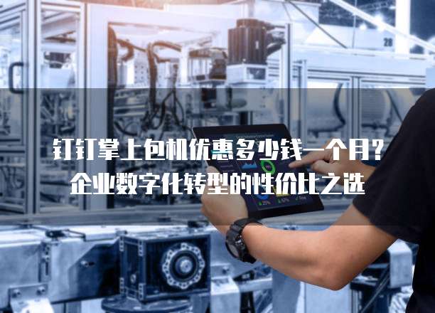 钉钉掌上包机优惠多少钱一个月?企业数字化转型的性价比之选