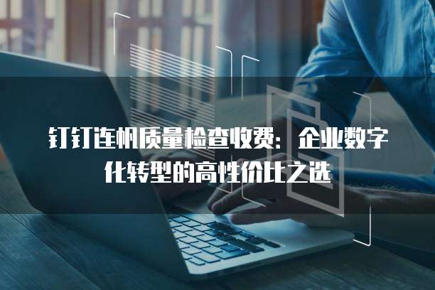 钉钉连帆质量检查收费：企业数字化转型的高性价比之选