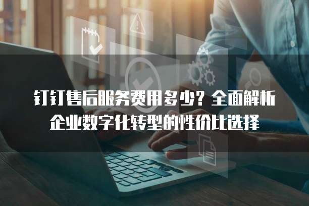 钉钉售后服务费用多少?全面解析企业数字化转型的性价比选择