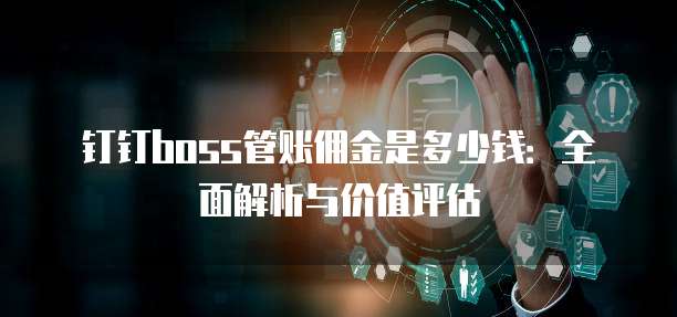 钉钉boss管账佣金是多少钱:全面解析与价值评估