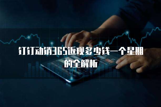 钉钉动销365返现多少钱一个星期的全解析
