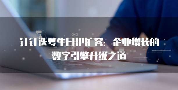 钉钉迭梦生ERP扩容：企业增长的数字引擎升级之道
