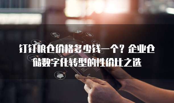 钉钉粮仓价格多少钱一个?企业仓储数字化转型的性价比之选