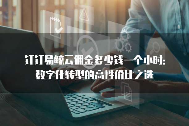 钉钉易鲸云佣金多少钱一个小时:数字化转型的高性价比之选