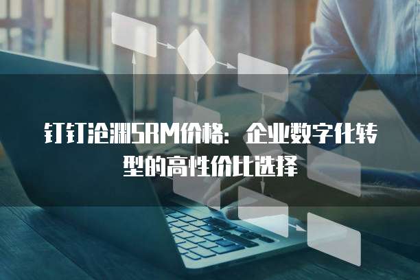 钉钉沧渊SRM价格:企业数字化转型的高性价比选择