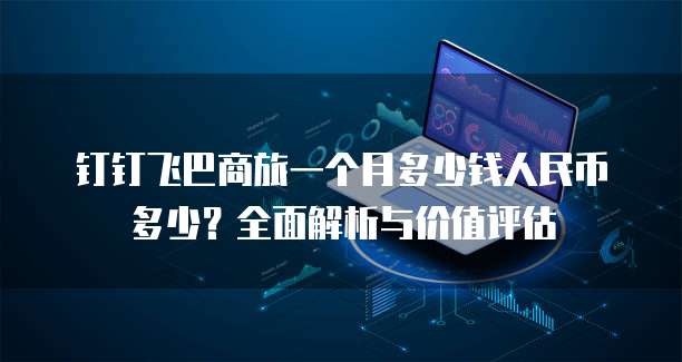 钉钉飞巴商旅一个月多少钱人民币多少?全面解析与价值评估