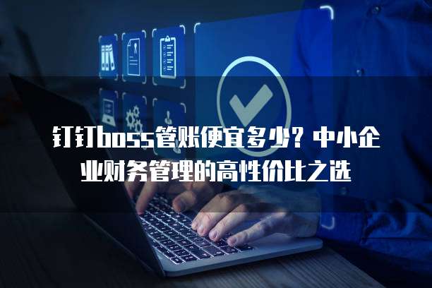 钉钉boss管账便宜多少?中小企业财务管理的高性价比之选