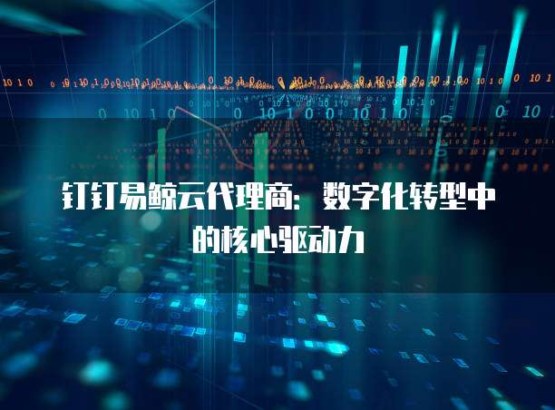 钉钉易鲸云代理商：数字化转型中的核心驱动力