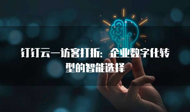钉钉云一访客打折：企业数字化转型的智能选择