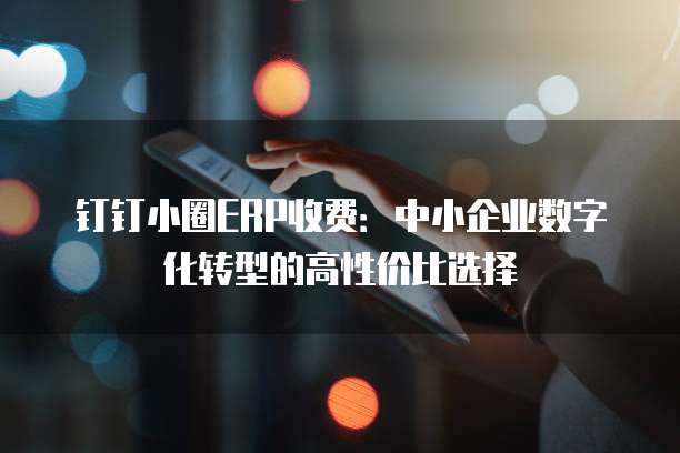 钉钉小圈ERP收费：中小企业数字化转型的高性价比选择