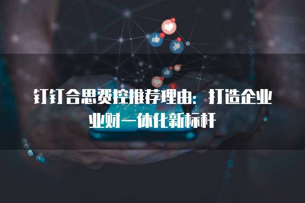 钉钉合思费控推荐理由:打造企业业财一体化新标杆
