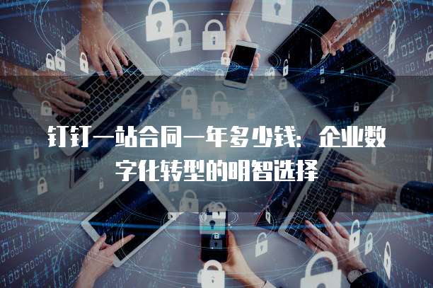 钉钉一站合同一年多少钱:企业数字化转型的明智选择